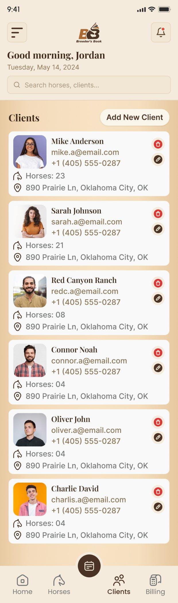Stay on top of treatments and appointments. — shown in the mobile app